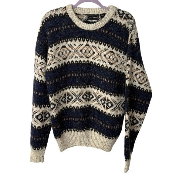 Peter England Other - Vintage Peter England Fair Isle Geometric Sweater 90s Mens Size L